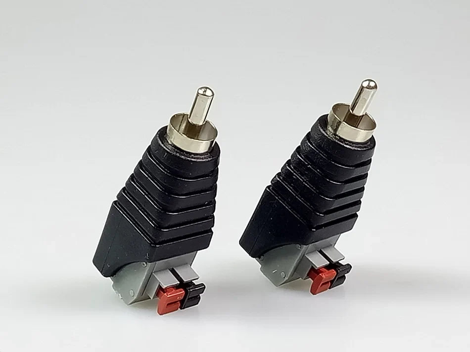 RCA AV Balun Connector Screw Terminal CAT5 for CCTV Cameras AV Balun Connector Qme