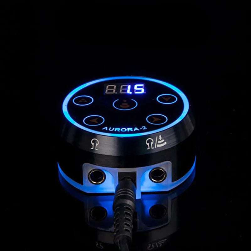 Mini AURORA LCD Touch Pad Tattoo Power Supply | Qme Tattoo Power Supply Qme