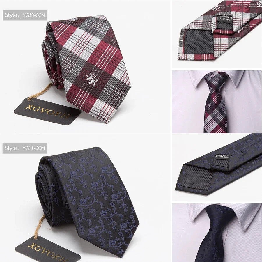 Men's Polyester Necktie – Business & Wedding Tie, 23 Colors Men's Necktie Qme