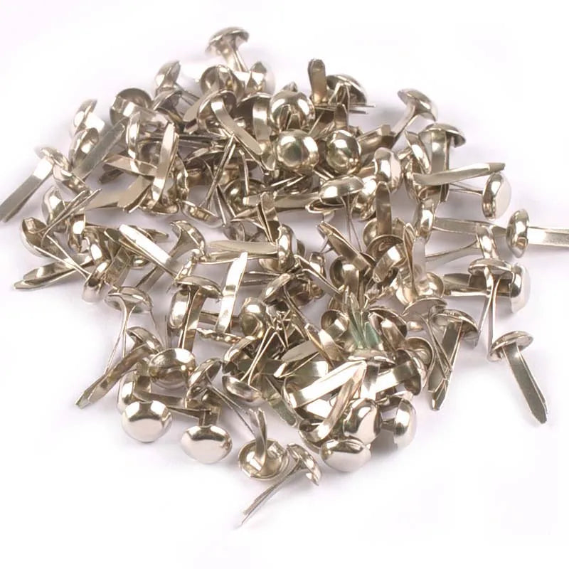 Mixed Round Metal Brads Silver & Gold Scrapbooking Embellishments Craft Embellishments Qme
