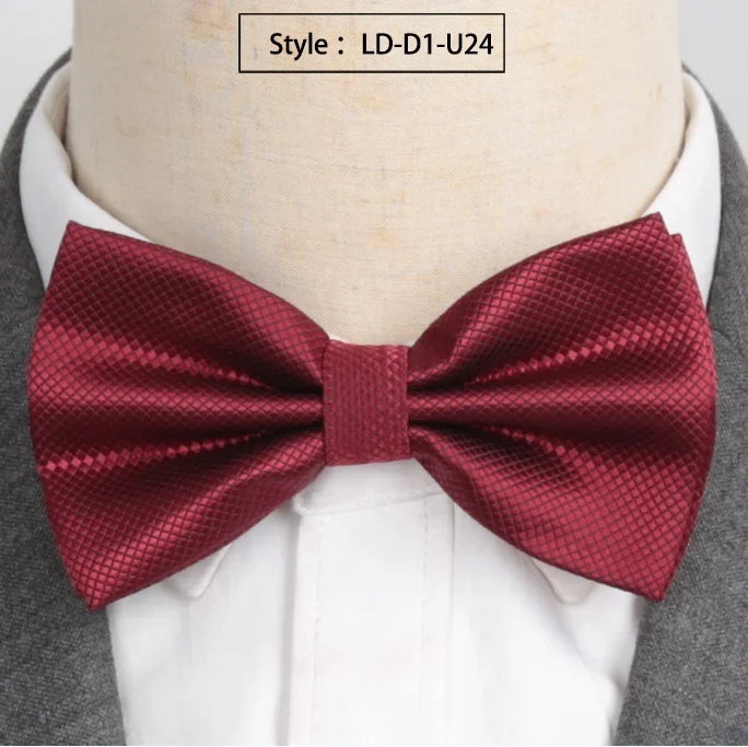 XGVOKH Butterfly Bow Tie for Men, Boys & Girls – 32 Colors Butterfly Bow Tie Qme LD-D1-U24