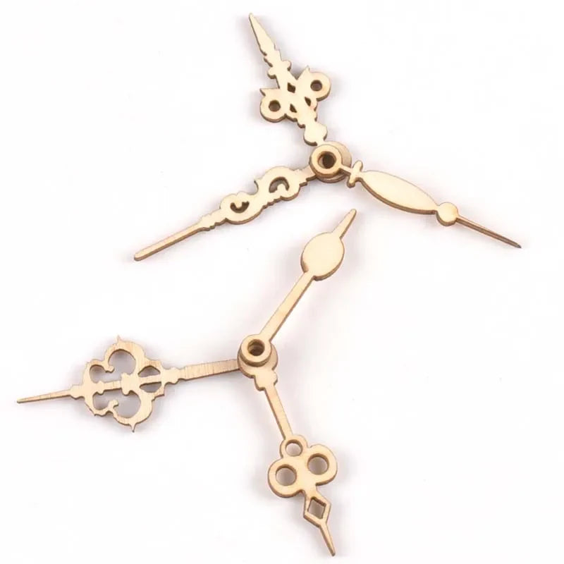 Wooden Clock Hands Mixed Pointer Craft Embellishments – 10pc Craft Embellishments Qme