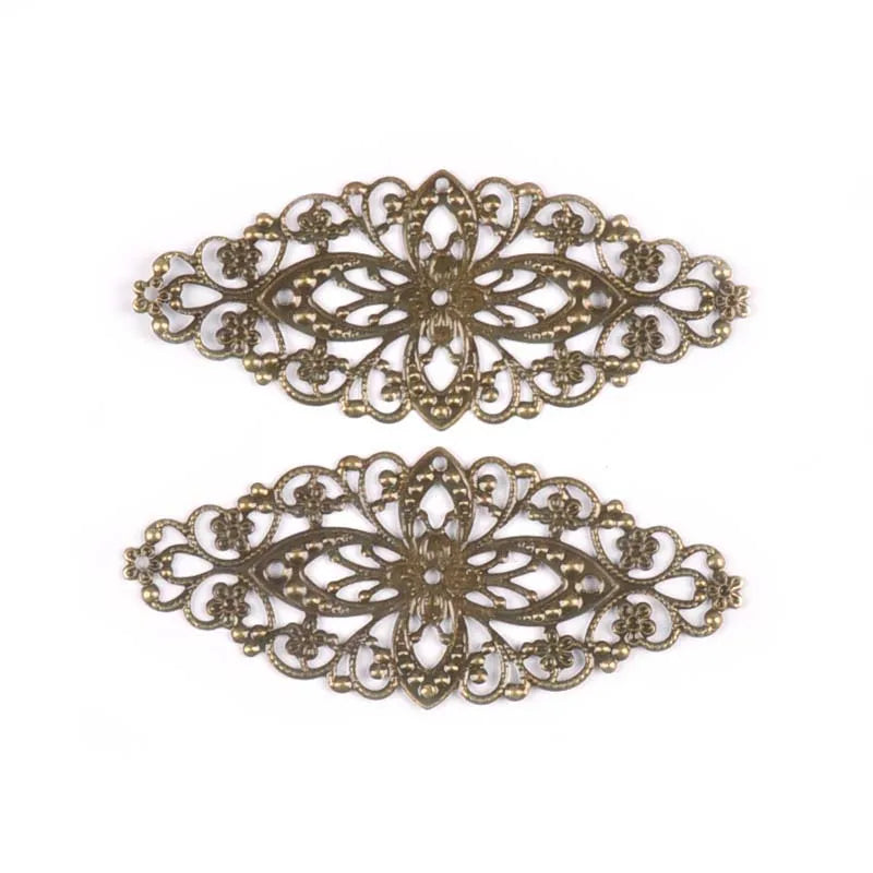 Filigree Wrap Connectors – 10pcs DIY Scrapbooking Embellishments Filigree Craft Connectors Qme