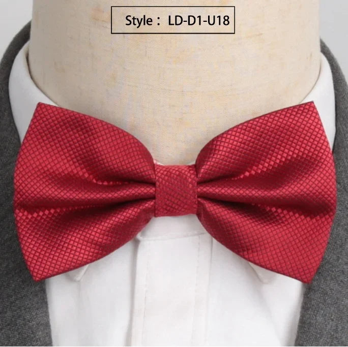 XGVOKH Butterfly Bow Tie for Men, Boys & Girls – 32 Colors Butterfly Bow Tie Qme LD-D1-U18