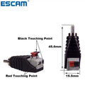 RCA AV Balun Connector Screw Terminal CAT5 for CCTV Cameras AV Balun Connector Qme China Mainland