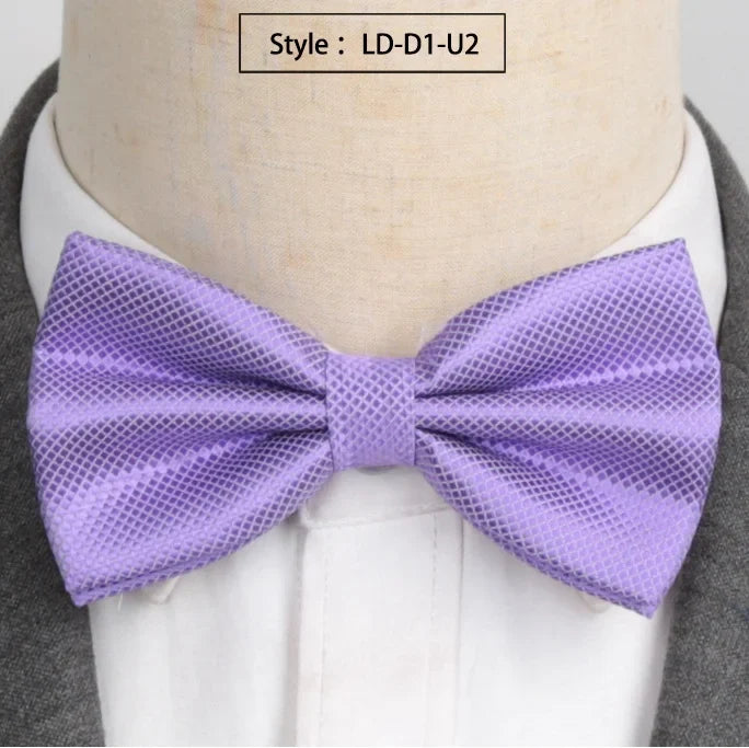 XGVOKH Butterfly Bow Tie for Men, Boys & Girls – 32 Colors Butterfly Bow Tie Qme LD-D1-U2