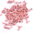 Mixed Round Metal Brads for Scrapbooking & DIY Crafts – 100pcs Craft Brad Fasteners Qme pink