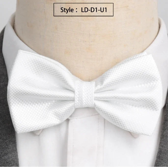 XGVOKH Butterfly Bow Tie for Men, Boys & Girls – 32 Colors Butterfly Bow Tie Qme LD-D1-U1