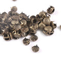 Bronze Iron Stud Spikes Brads 100pcs – Clothes & Scrapbook Embellishment Craft Embellishments Qme Default Title