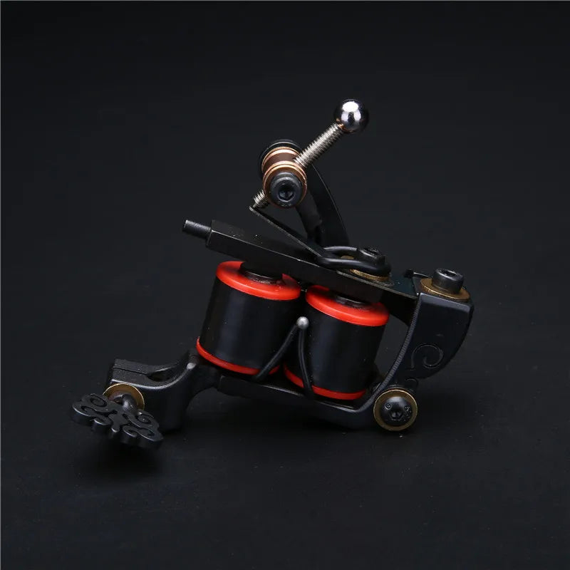 Professional 10 Wrap Coil Liner Tattoo Machine – Iron Frame Coil Liner Tattoo Machine Qme