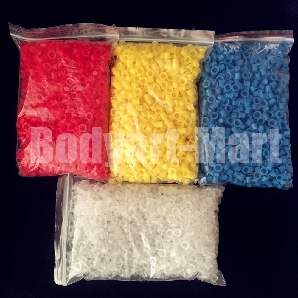 1000pcs Small Tattoo Ink Cups Caps Permanent Makeup Pigment Tattoo Ink Cups Qme