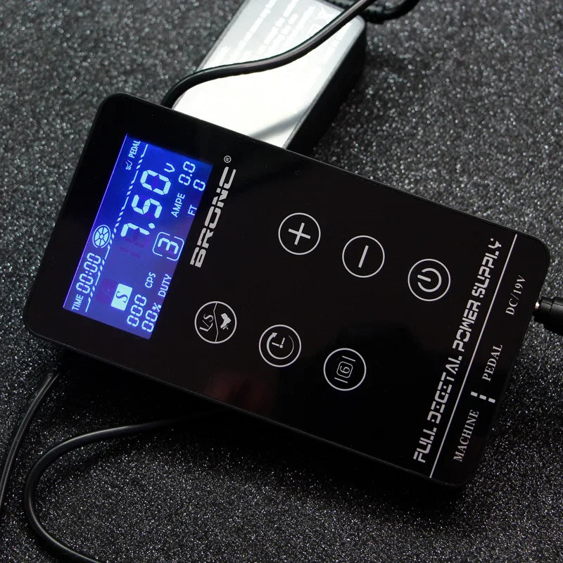 Hummingbird BRONC Upgrade Tattoo Power Supply Touch Screen Tattoo Power Supply Qme