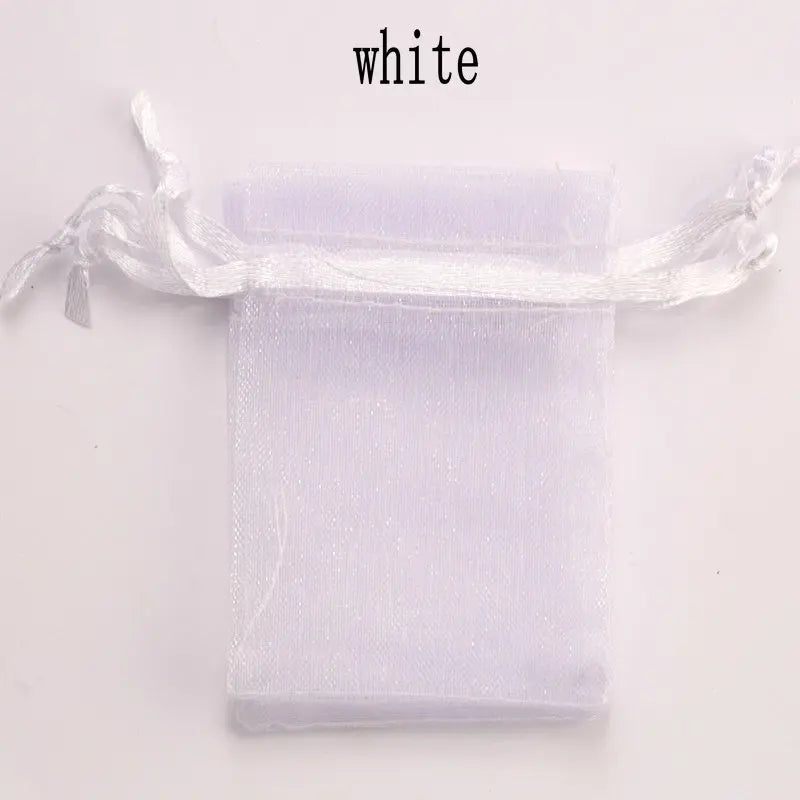 Organza Drawstring Gift Bags 16-Pack | Wedding & Christmas Organza Gift Bags Qme