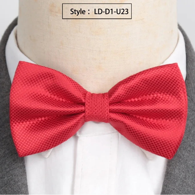 XGVOKH Butterfly Bow Tie for Men, Boys & Girls – 32 Colors Butterfly Bow Tie Qme LD-D1-U23