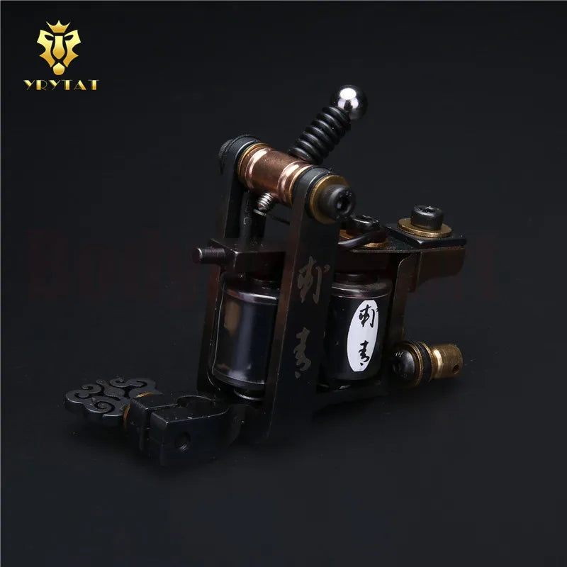 Classical 10 Wrap Coil Liner Tattoo Machine – Iron Frame Coil Tattoo Machine Qme