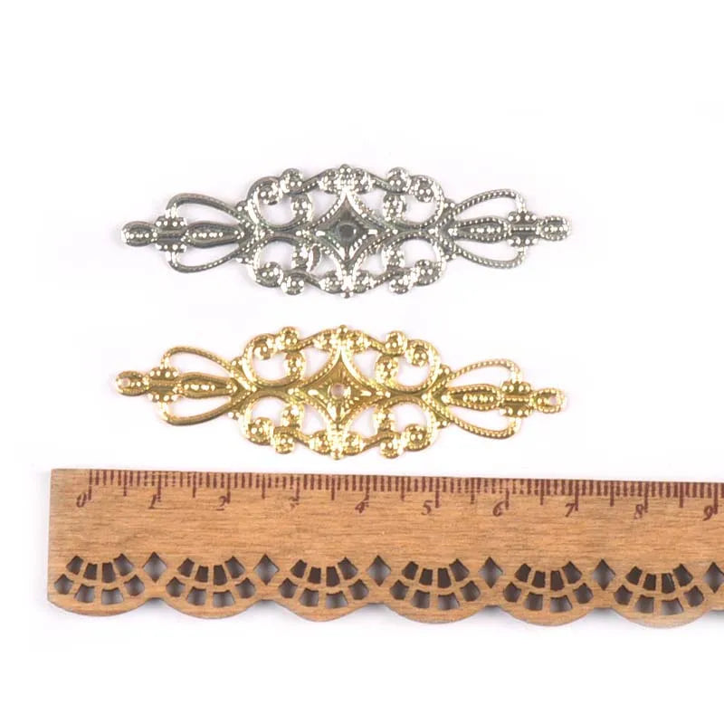 Flower Filigree Wraps Connectors DIY Crafts – 20pcs Filigree Craft Connectors Qme