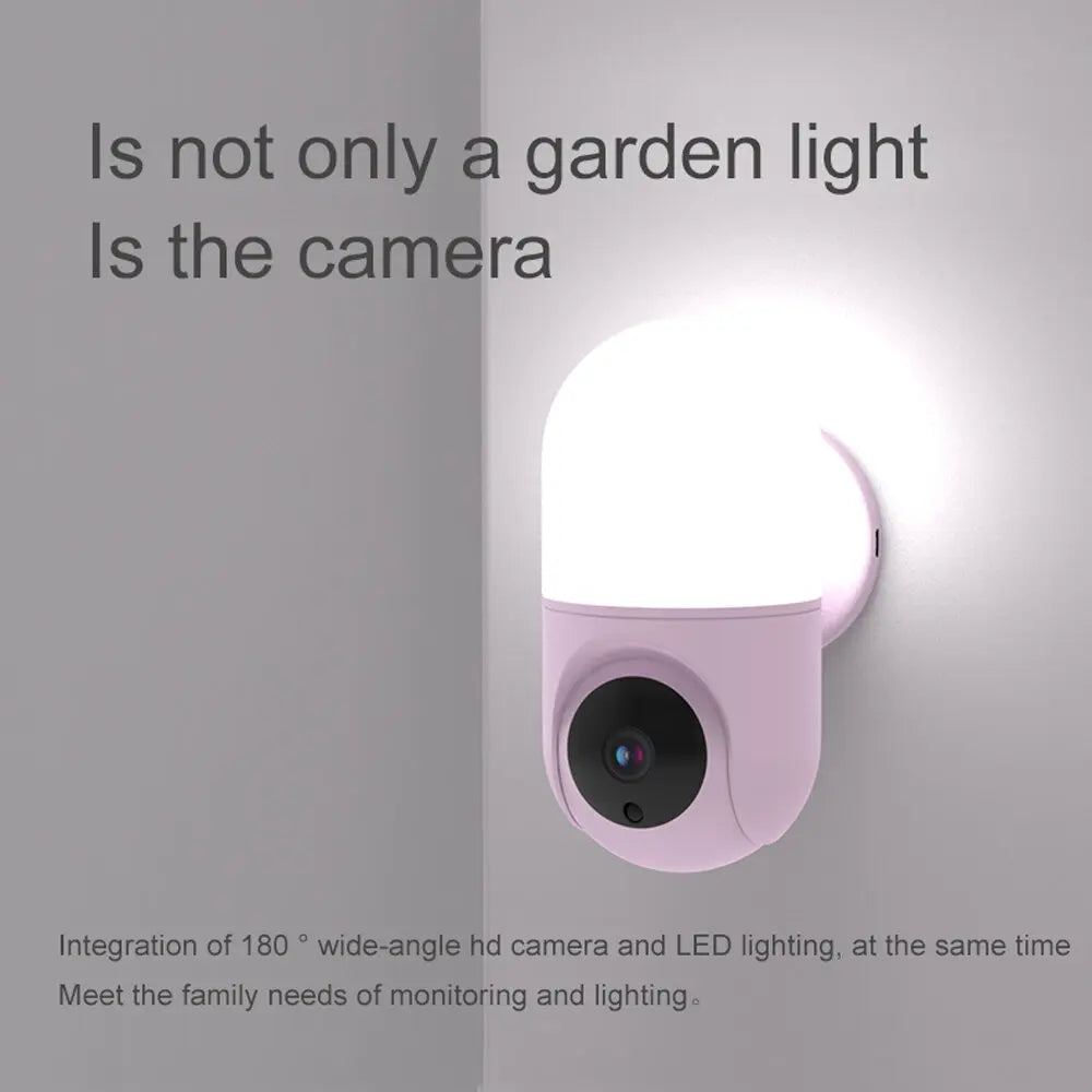 ESCAM 1080P WiFi Security Camera Wall Lamp PTZ Night Vision WiFi Security Camera Qme