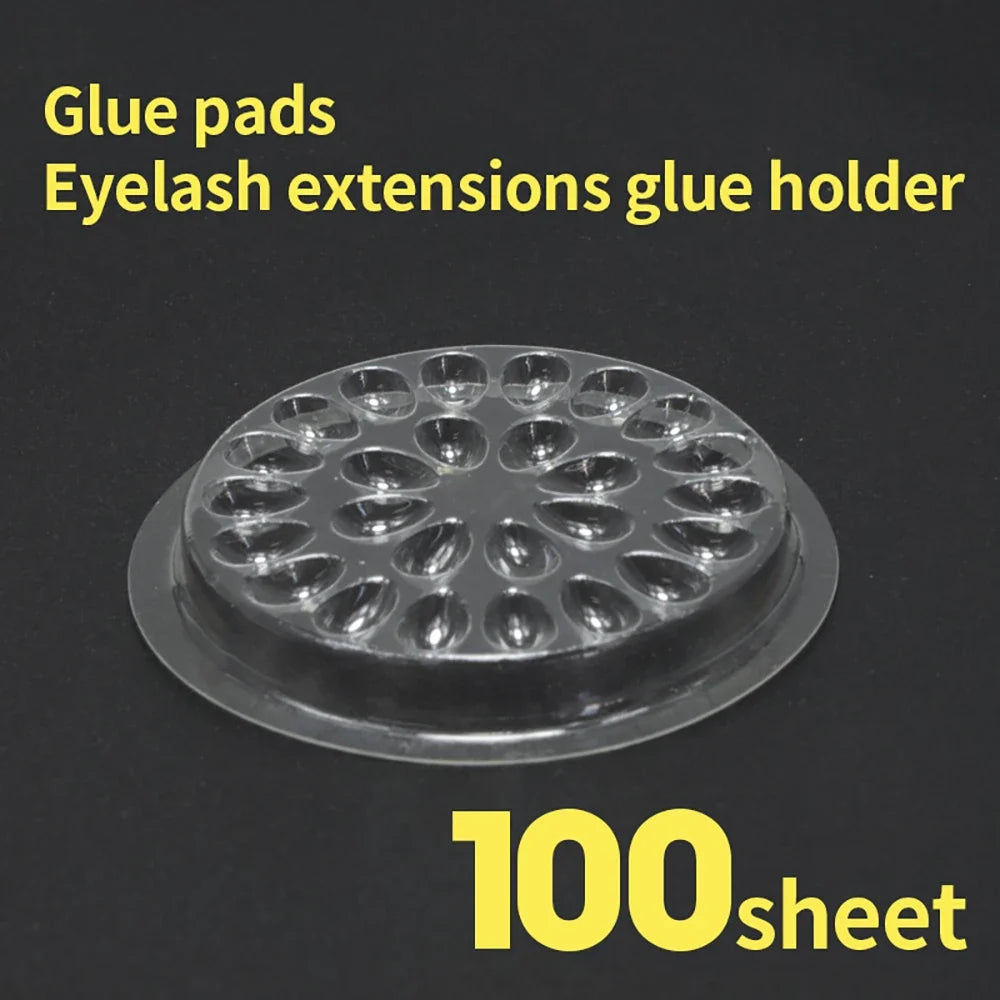 Eyelash Extension Glue Holder Adhesive Pallet Pads Stand Lash Extension Tool Qme