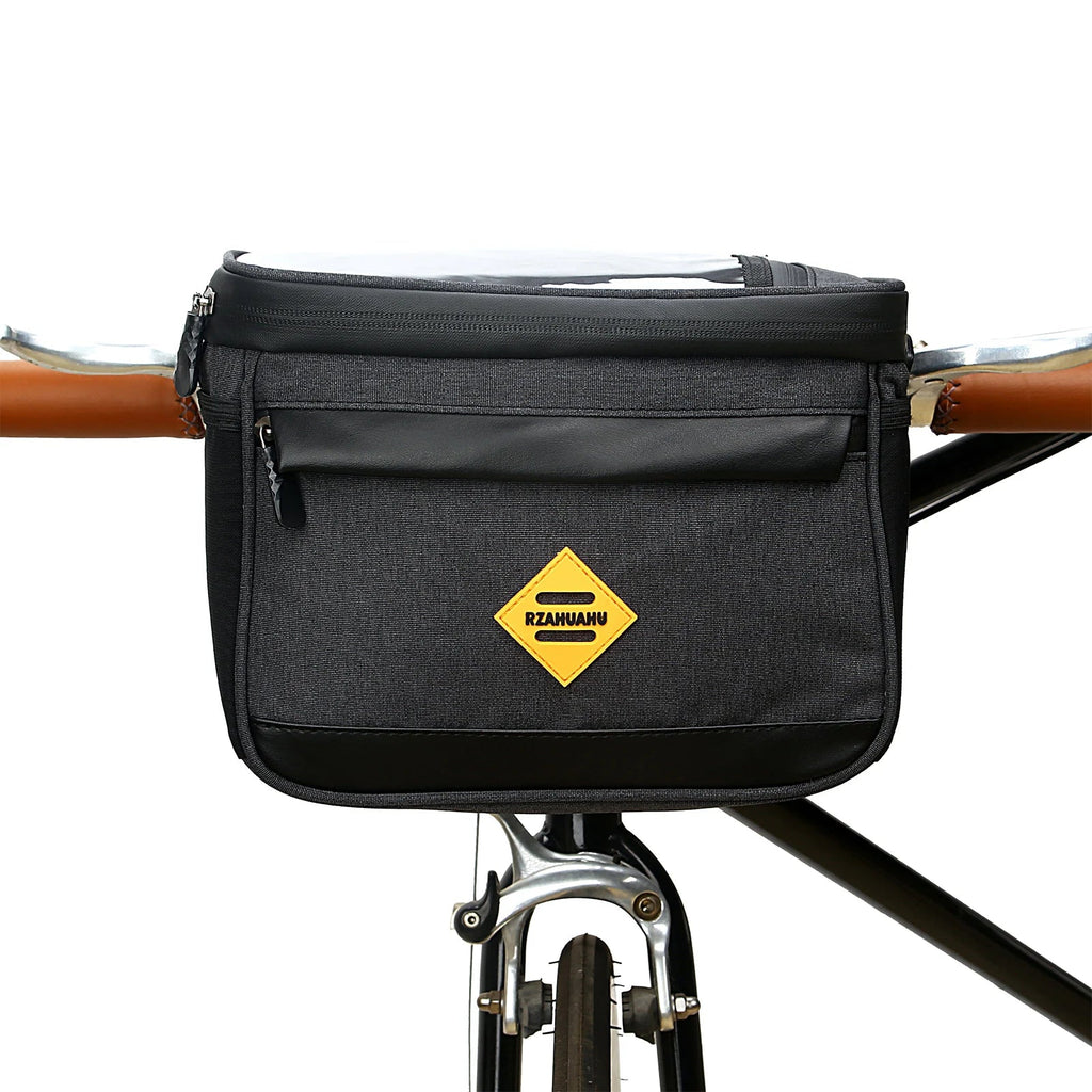 Insulated Bike Handlebar Cooler Bag – Water Resistant Basket Bike Handlebar Bag Qme