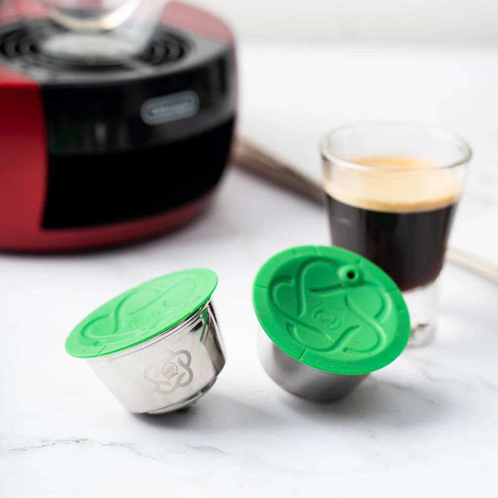 Reusable Stainless Steel Coffee Capsule for Dolce Gusto Refillable Coffee Capsule Qst