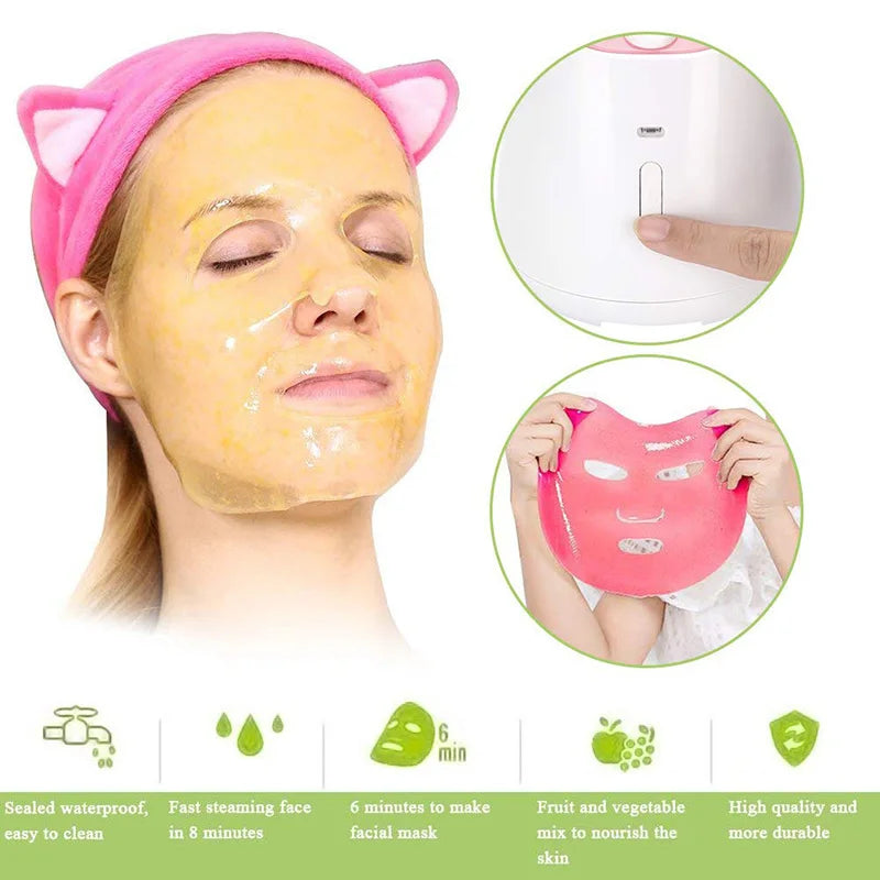 DIY Facial Mask Maker Machine – Natural Fruit & Vegetable Skincare Facial Mask Maker Qst