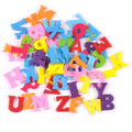 50pcs Multicolor Alphabet Letter Felt Patches – DIY Sewing Appliqué Felt Letter Patches Qme Default Title