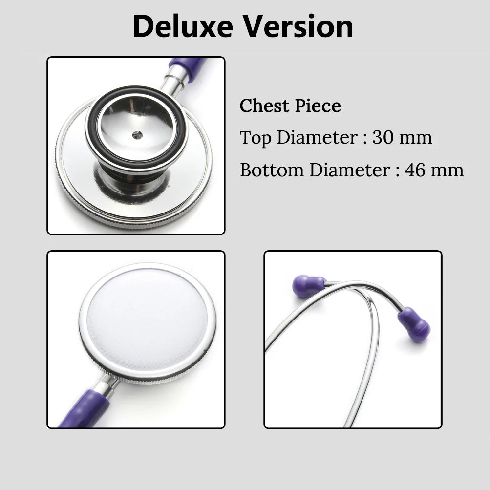 Dual Head Professional Stethoscope – Doctors, Nurses & Vets Medical Stethoscope Qst