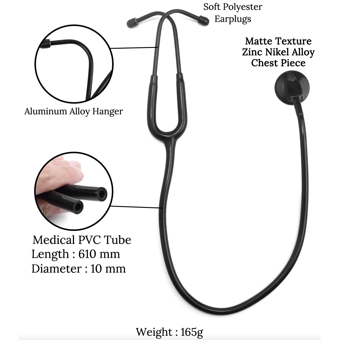 XceeFit Professional Cardiology Stethoscope – Nurse & Doctor Cardiology Stethoscope Qst