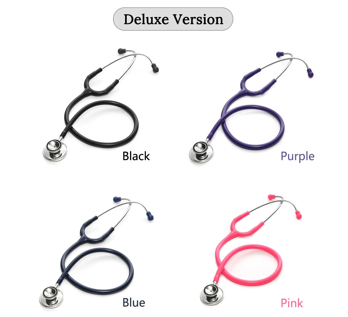 Dual Head Medical Stethoscope – Doctor, Nurse & Vet Use Medical Stethoscope Qst