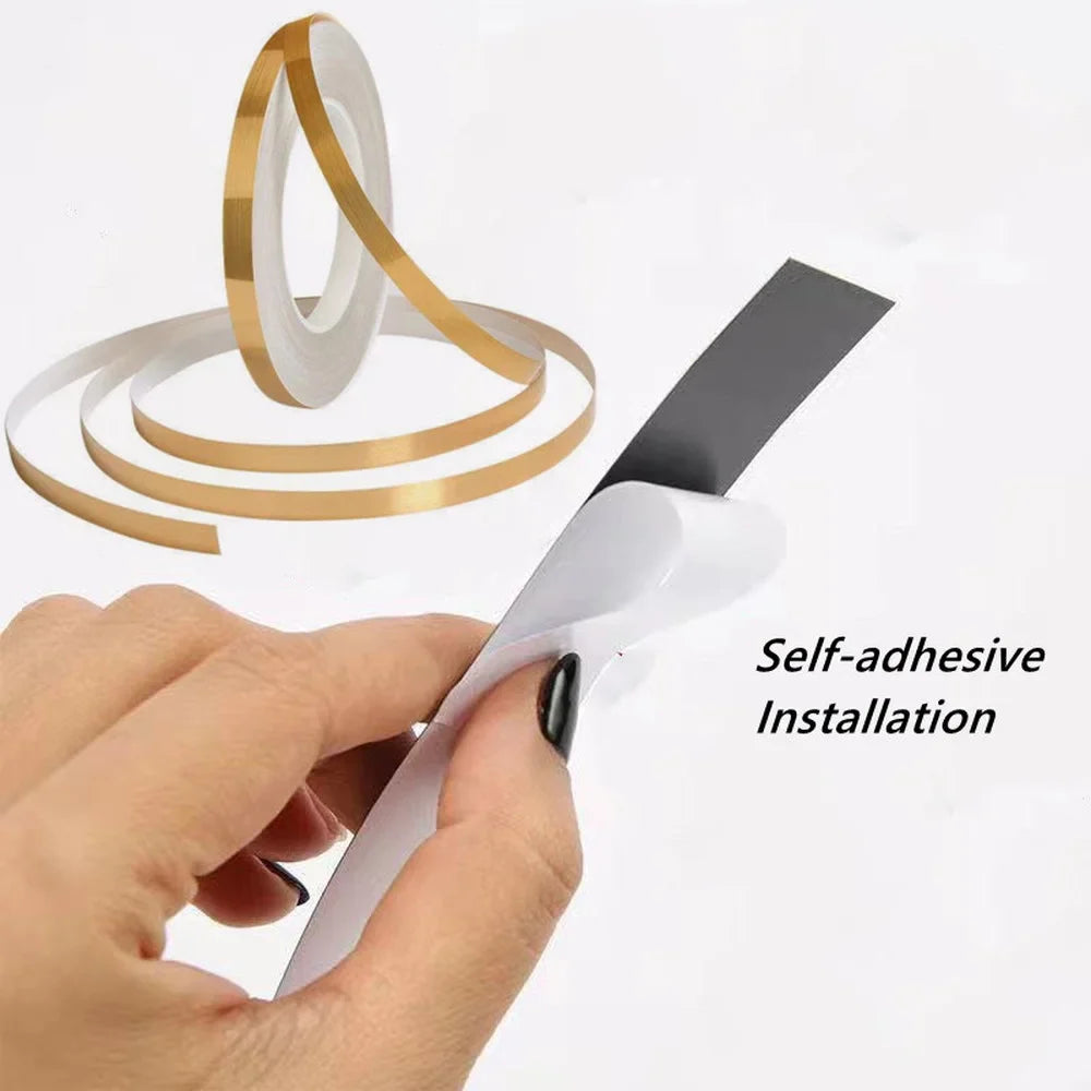 50M Waterproof Self-Adhesive Gap Sealing Strip – Wall & Floor Decor Decorative Sealing Strip Qme