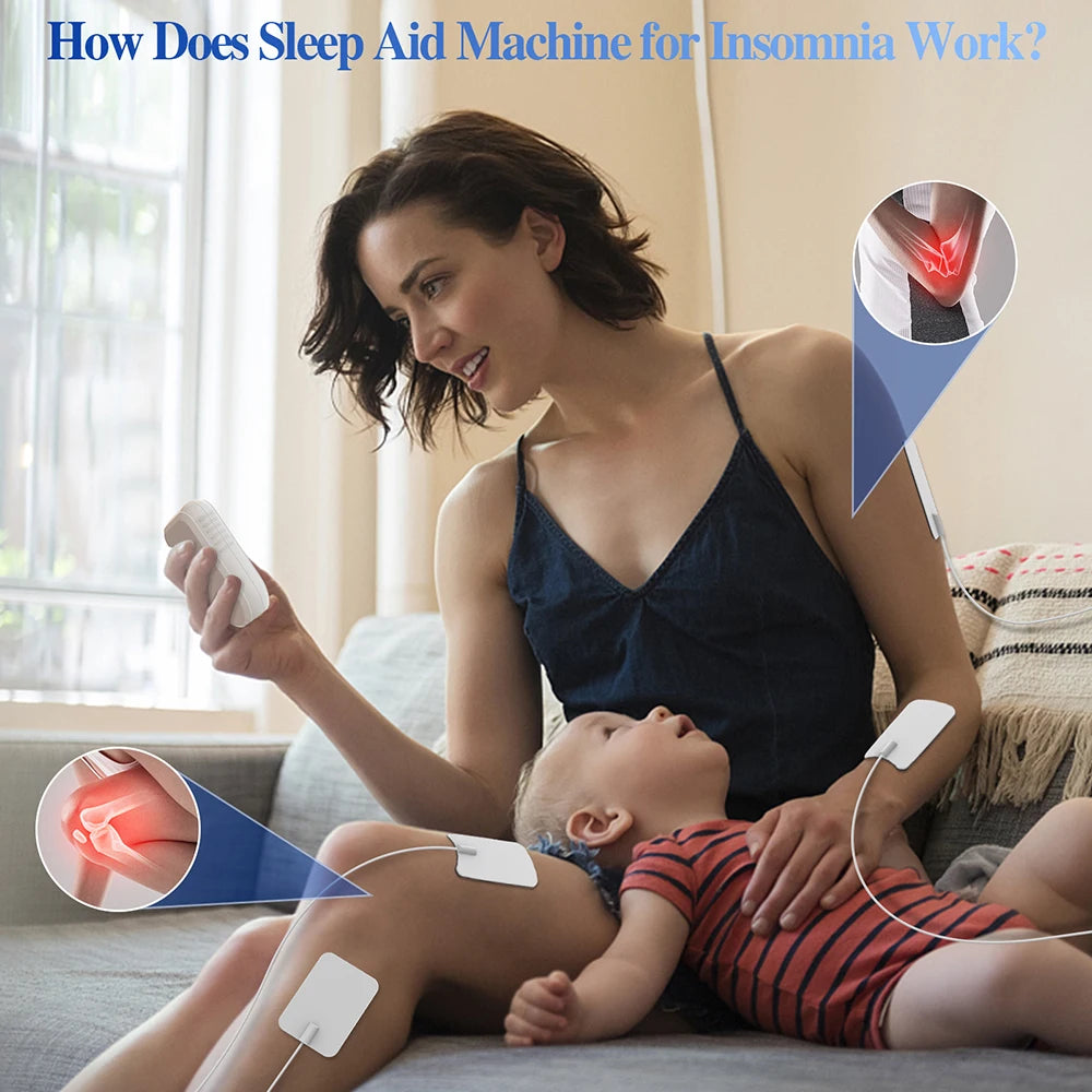 CES Microcurrent Stimulator – Sleep & Relaxation Support Device CES Sleep Device Qst