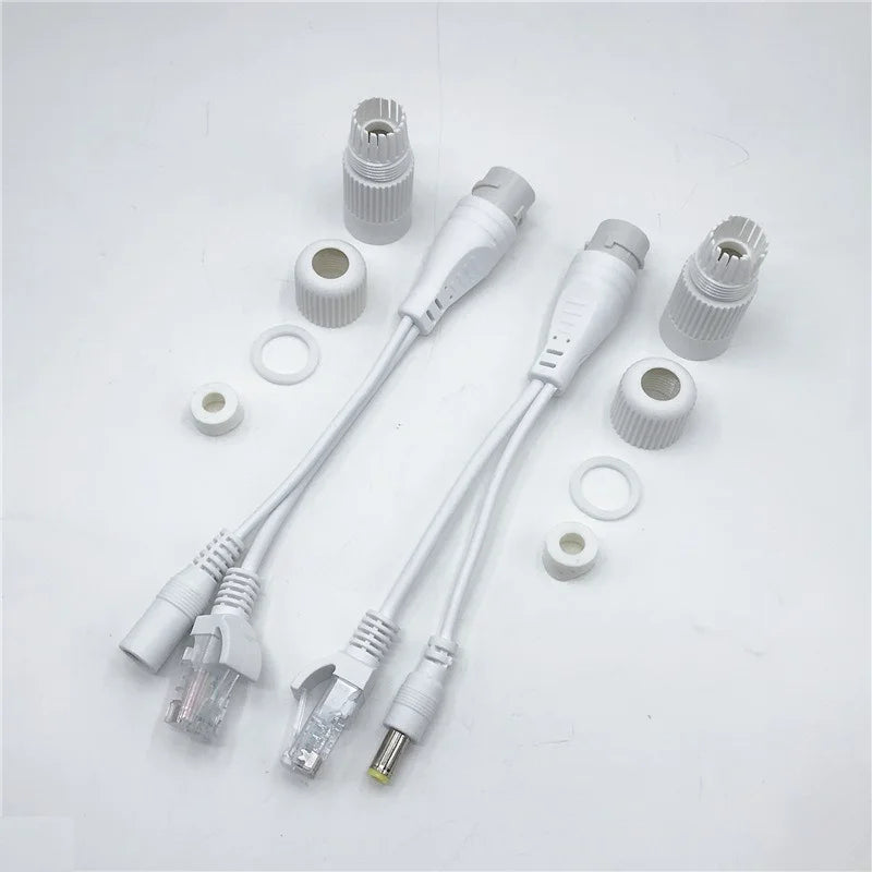 5-Pair Passive POE Splitter Injector Cable Adapter 5V 12V 24V 48V POE Splitter Adapter Qme