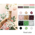 4mm Glass Bicone Crystal Faceted Beads 600pcs – Jewelry Making Craft Beads Qme Floral color