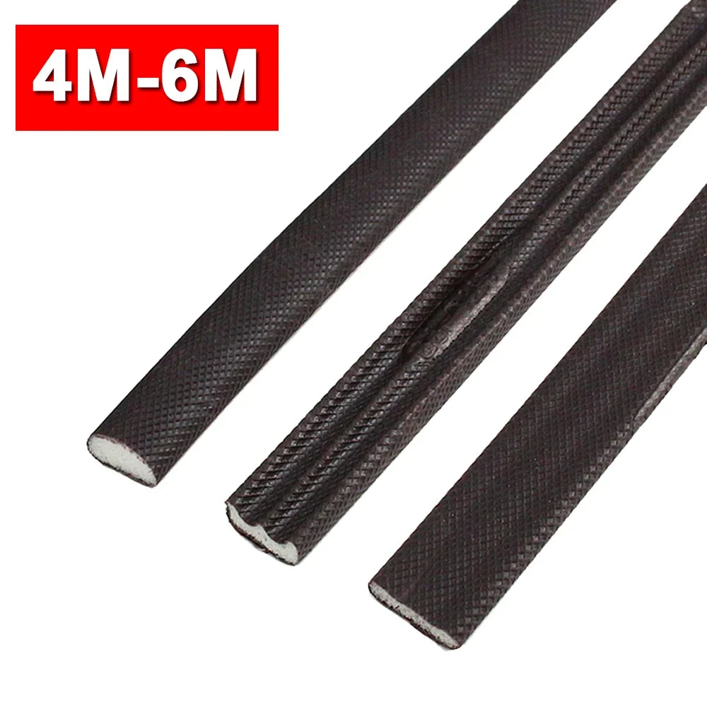 6M PU Acoustic Foam Window & Door Seal Strip Self-Adhesive Foam Weatherstrip Seal Qme