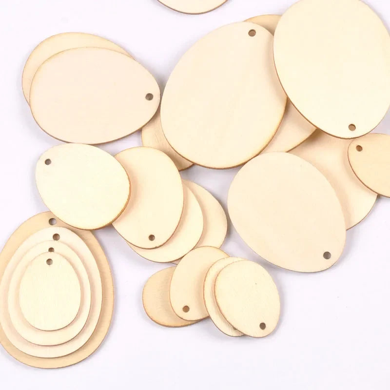 Easter Egg Wood Slice Pendants – DIY Crafts & Scrapbooking Wood Craft Pendants Qme