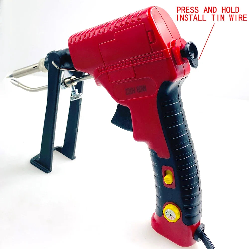 Electric Soldering Iron Gun – Internal Heating & Auto Tin Feed Soldering Iron Gun Qme
