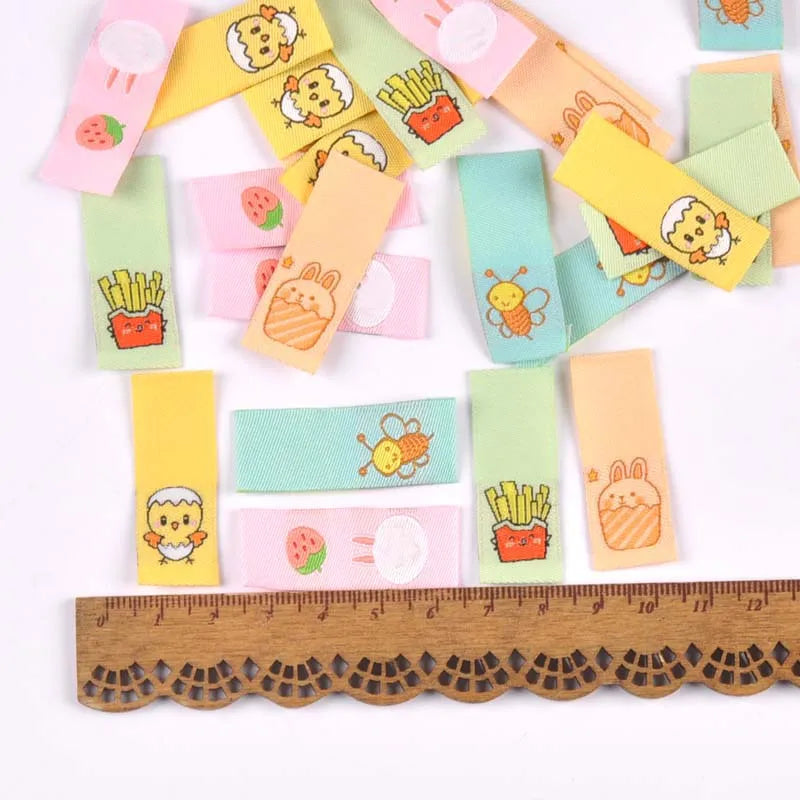 Cute Cartoon Embroidery Cloth Sewing Labels – Multicolor 5pk Embroidery Sewing Labels Qme