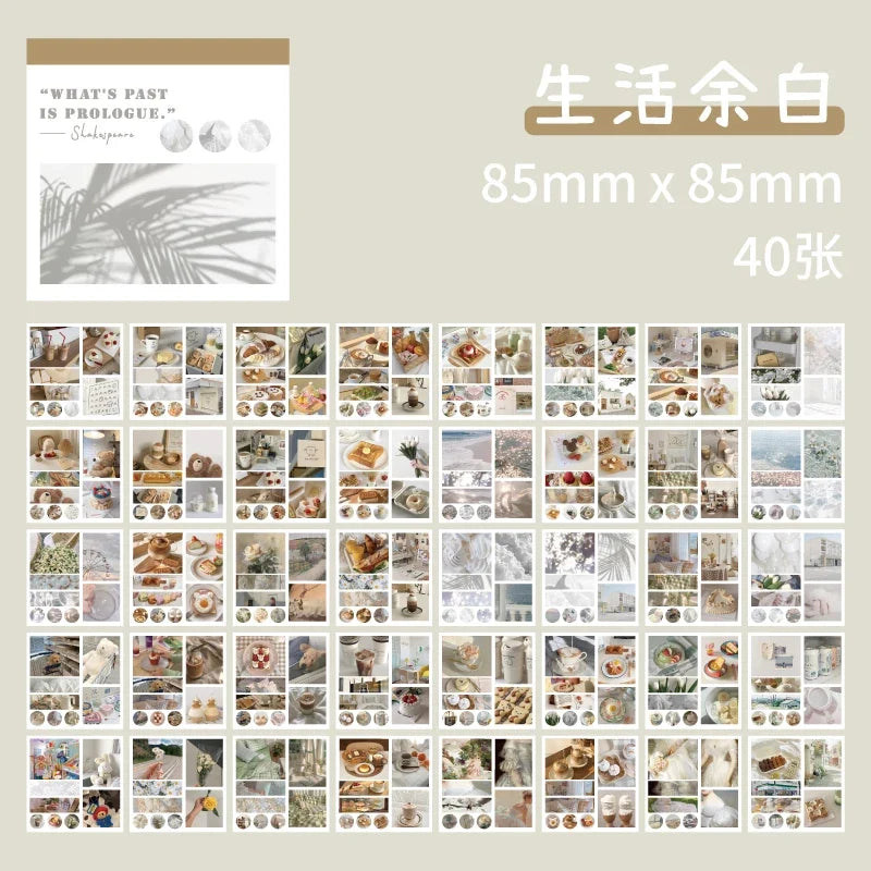 Washi Paper Sticker Book – 50 Sheets & 50 Aesthetic Patterns Washi Sticker Book Qme 3