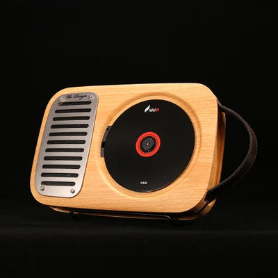 Retro Wall-Mounted Bluetooth Speaker | CD Player Style Bluetooth Speaker Qst 3