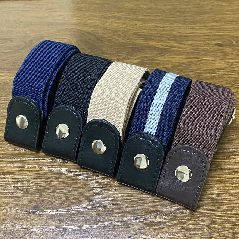 Women's Buckle-Free Elastic Waist Belt for Jeans & Pants Elastic Waist Belt Qme