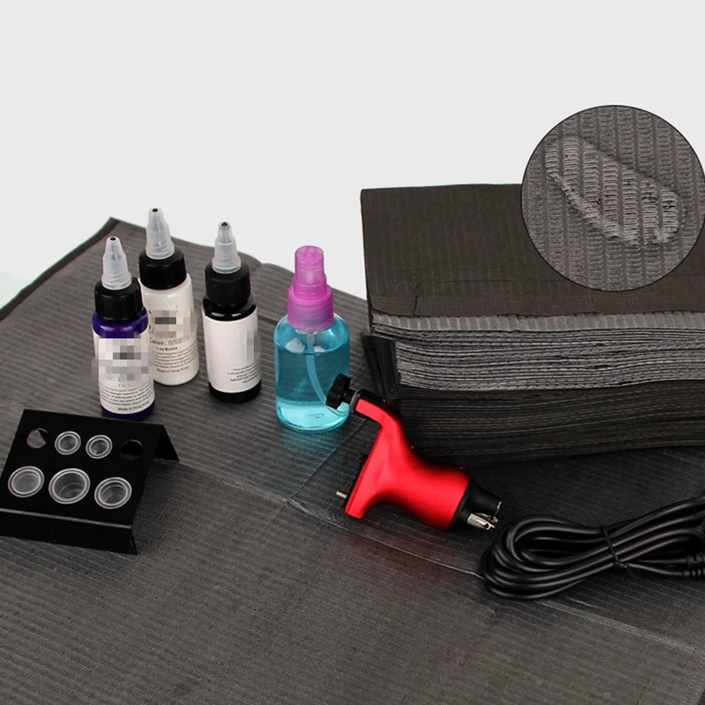Disposable Eyelash & Tattoo Cleaning Pad Mats – 50 Pack Disposable Cleaning Mat Qme
