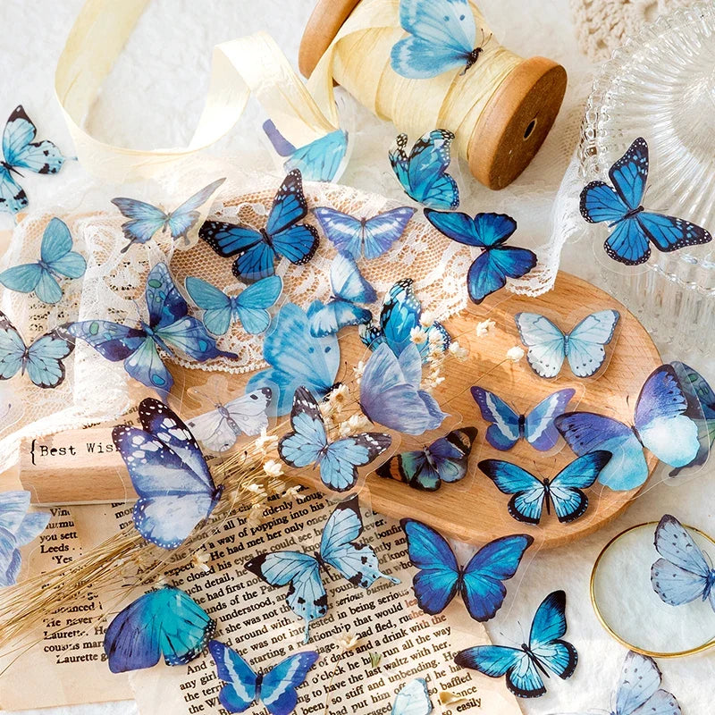 Butterfly Deco Stickers – Scrapbooking & Bullet Journaling Decorative Craft Stickers Qme
