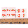 Fruit Embroidery Labels – Cherry & Avocado Washable Sewing Tags Embroidery Sewing Labels Qme 1