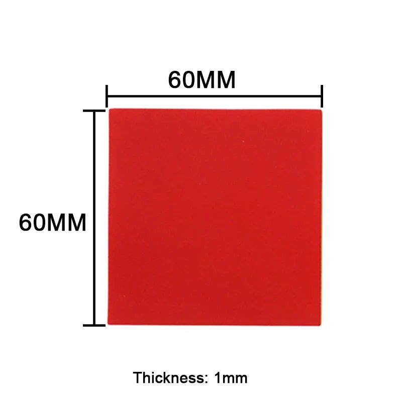 Transparent Acrylic Double Sided Tape Pads – Waterproof No Trace Adhesive Tape Pads Qme Square 60mm 10pcs