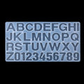 Alphabet & Number Silicone Resin Molds – Keychain & Jewelry DIY Silicone Resin Mold Qme 4