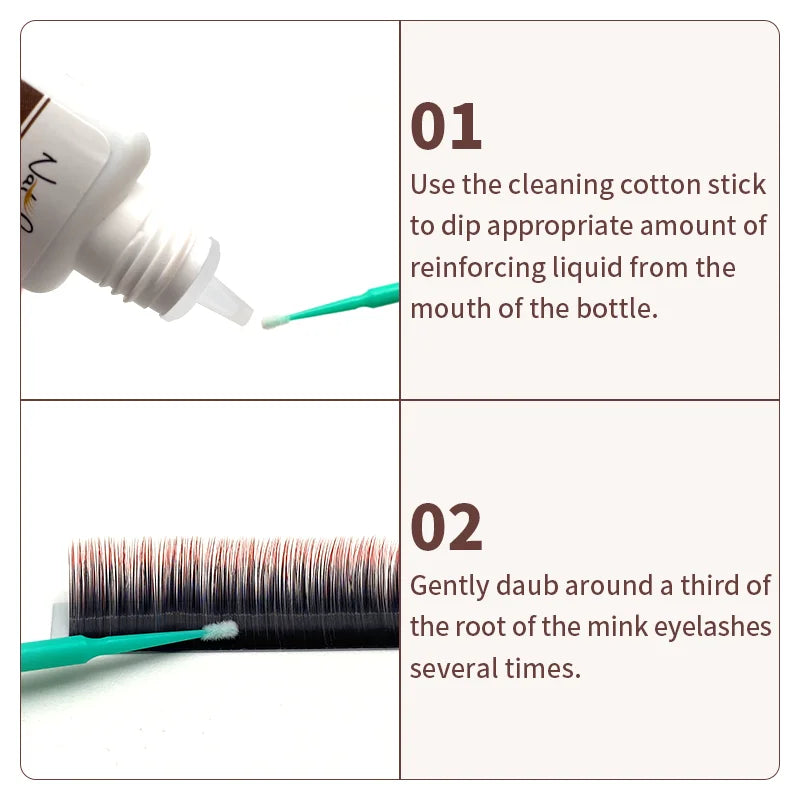 NATUHANA Eyelash Extensions Glue Primer 10ml | Lash Fix Lash Extension Primer Qme