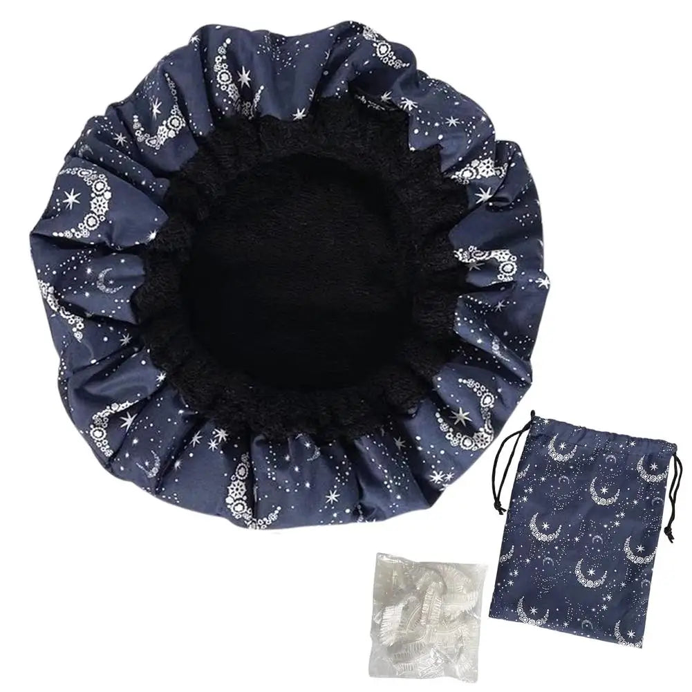 Flaxseed Microwavable Heating Cap – Deep Conditioning Hair Cap Heating Hair Cap Qme CN