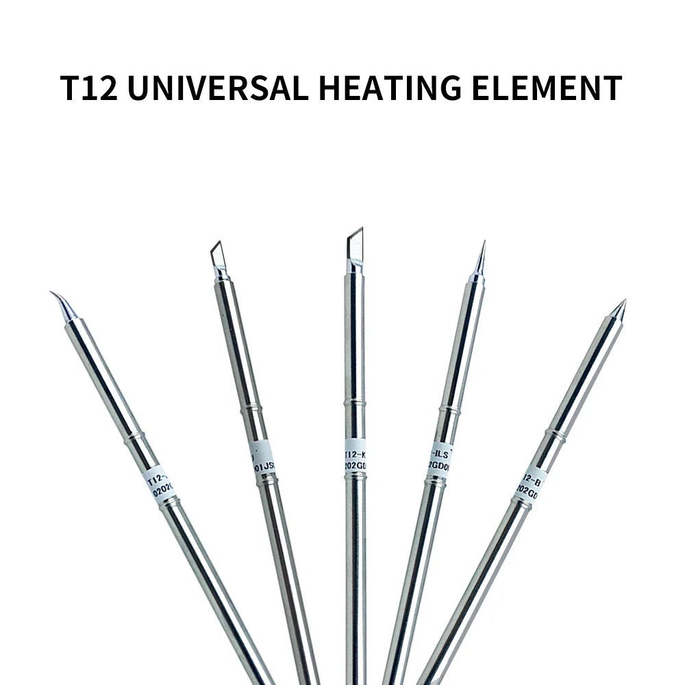 Lefavor T12 Soldering Iron Tips for FX951 FX-952 Station Soldering Iron Tips Qme