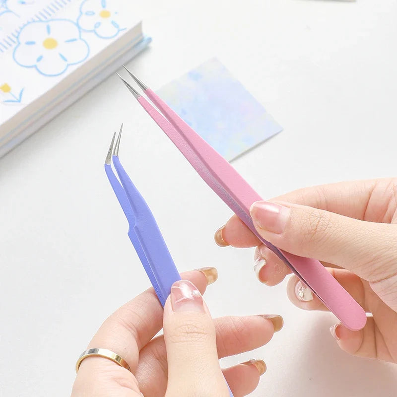 Kawaii Macaron Tweezers – 14 Designs Cute DIY Craft Tool DIY Craft Tweezers Qme
