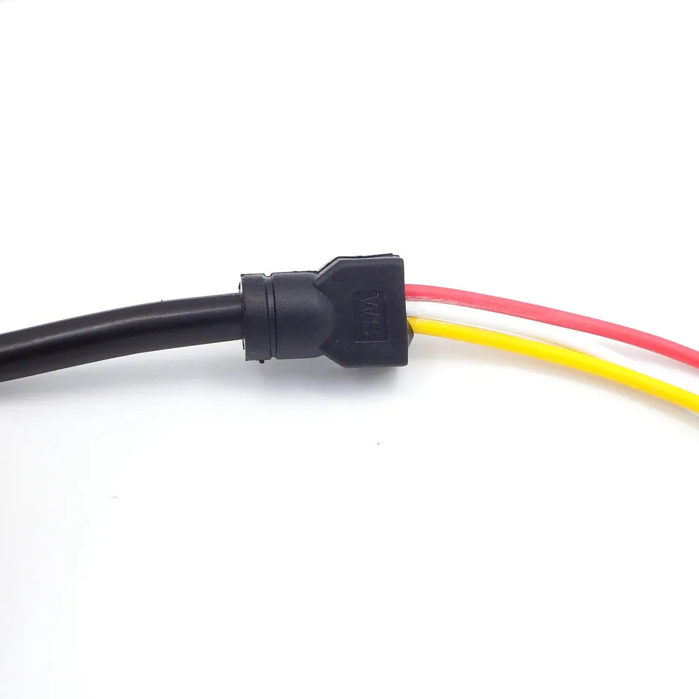 3-RCA Male AV Composite Connector Adapter Cable Cord RCA Adapter Cable Qme